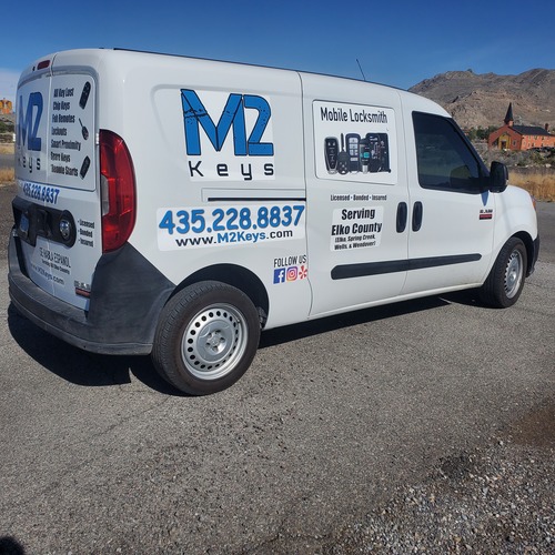 M2 Keys Mobile Locksmith Work Van Vehicle