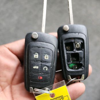 damaged key