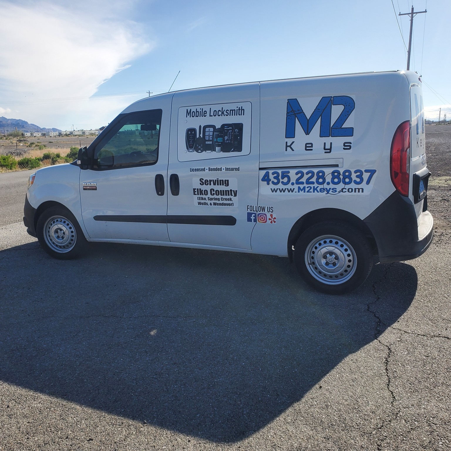 M2 Keys automotive locksmith job in Elko Nevada