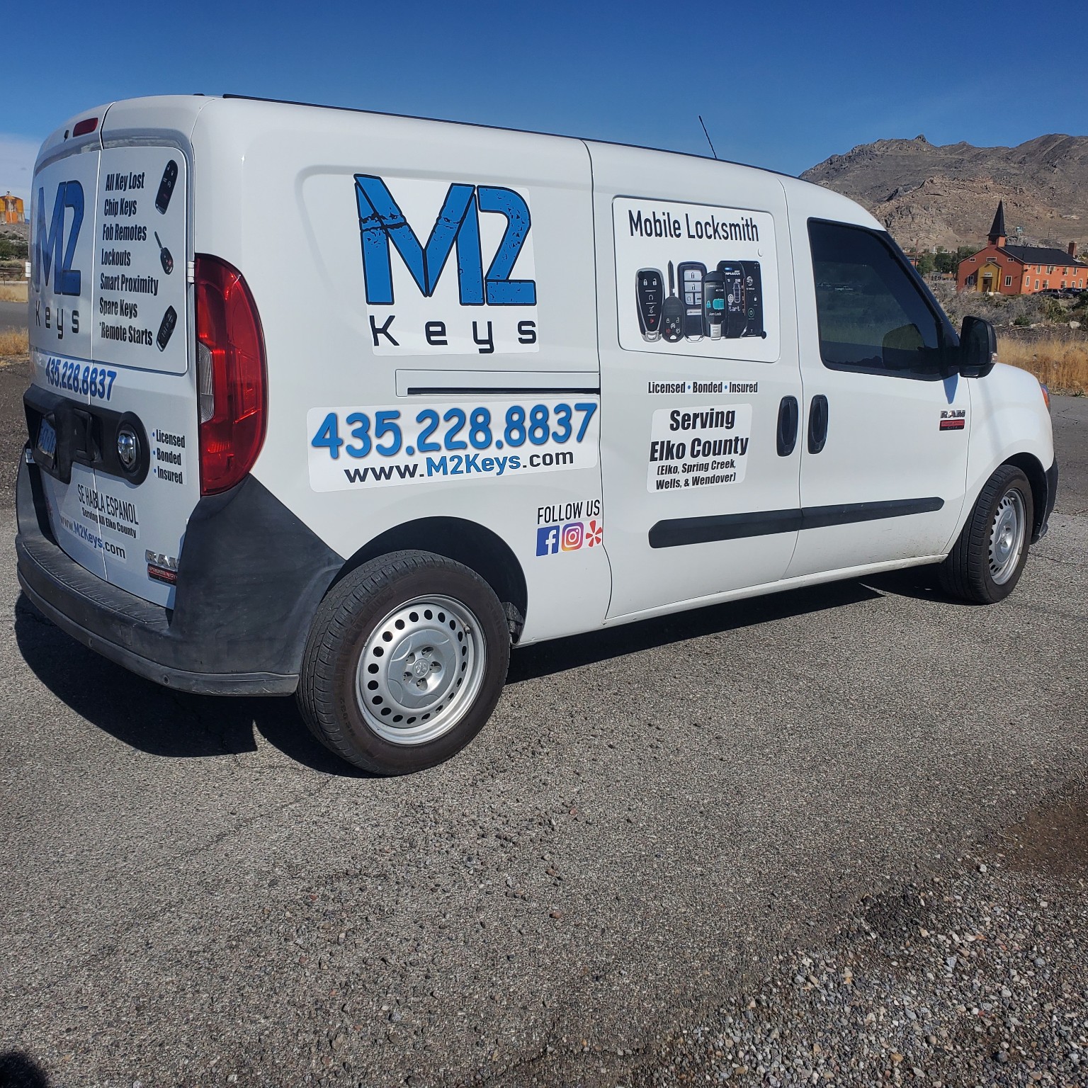M2 Keys automotive locksmith job in Elko Nevada