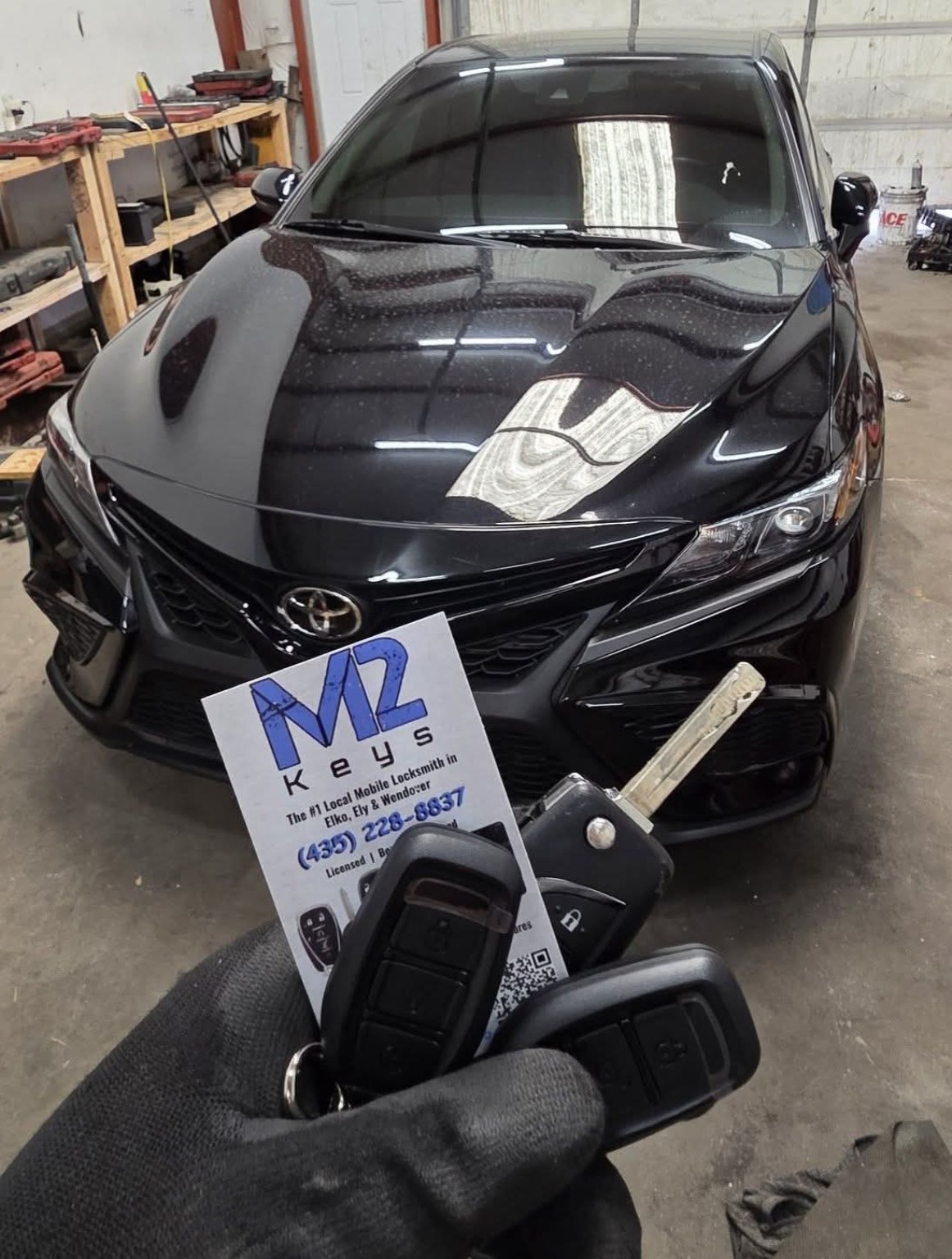 M2 Keys remote start installation job